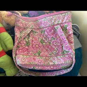 Pink and green Vera Bradley bag